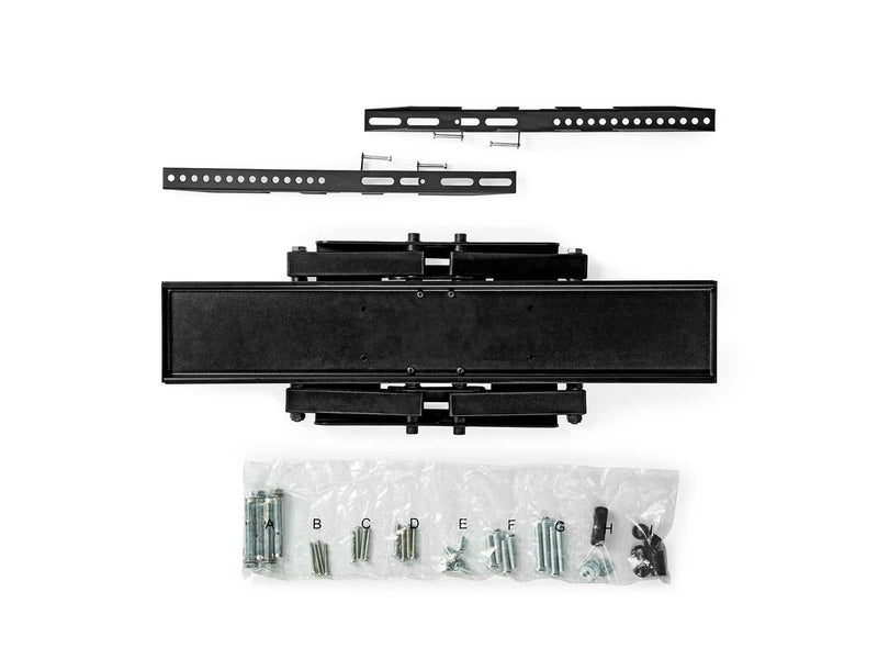 Nedis TVWM3551BK mounting kit - full-motion dual arm - for TV - black 35 kg 80" 200 x 200 mm
