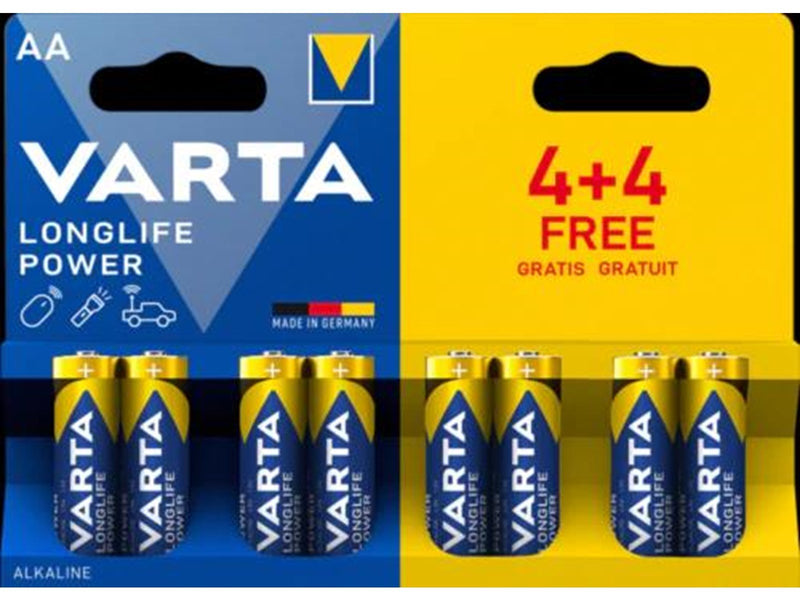VARTA Longlife Power AA - 8-Pack
