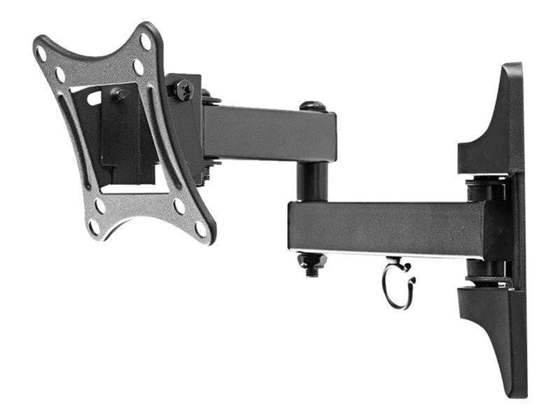 Nedis TVWM1510BK bracket - full-motion - for TV - black