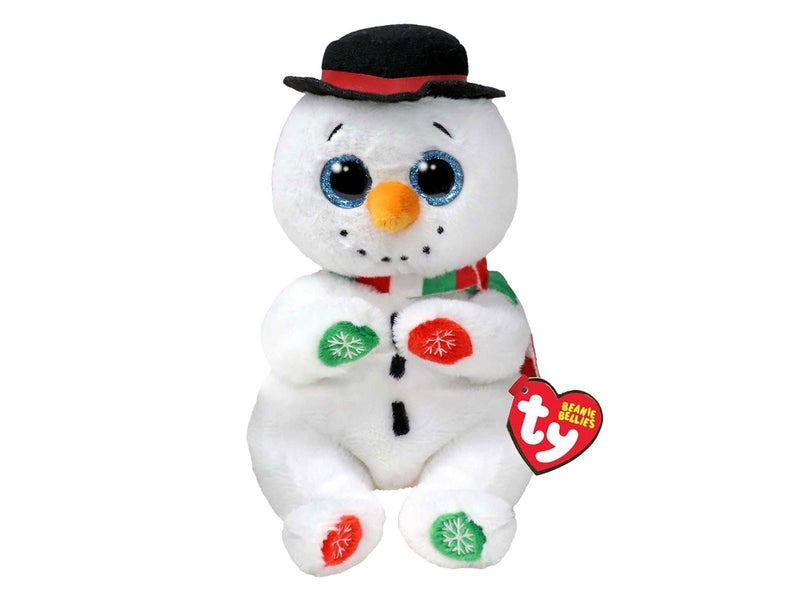 Ty Beanie Bellies Christmas Snowman Weaterby 15cm