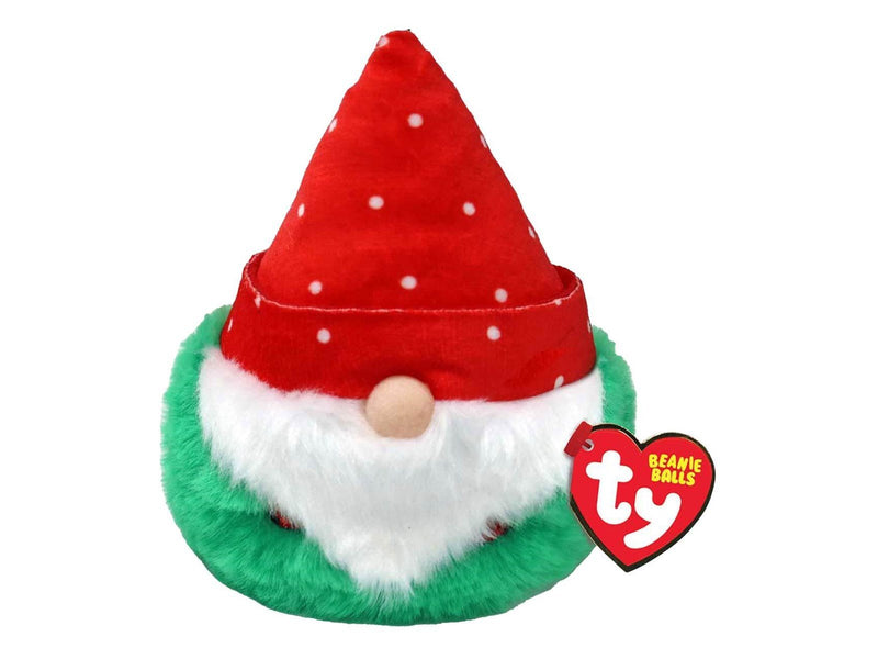 Ty Teeny Puffies Christmas Gnome Topsy 10cm