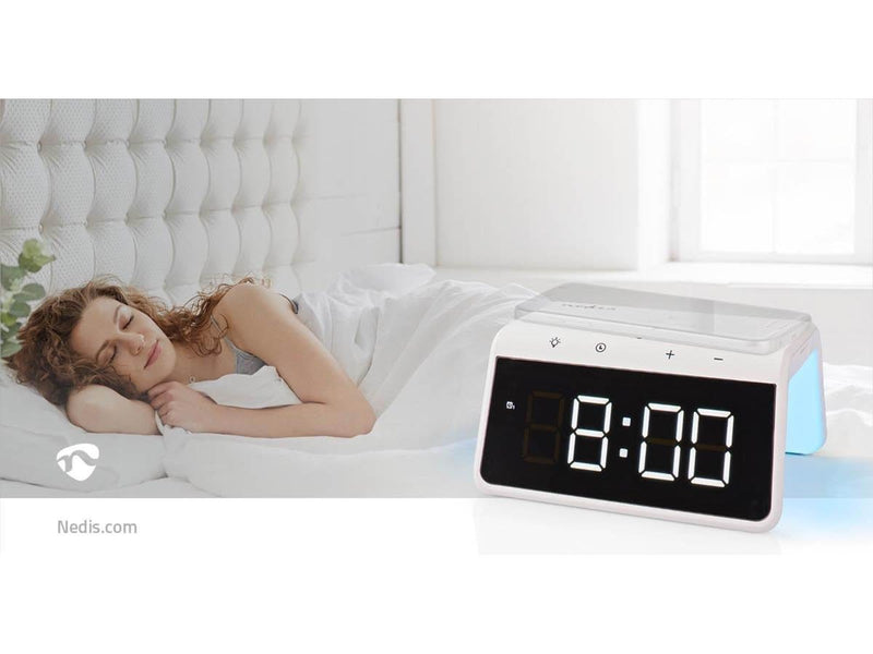 Nedis Digital alarm clock White