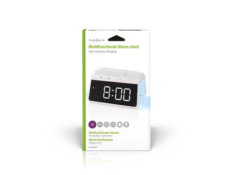 Nedis Digital alarm clock White