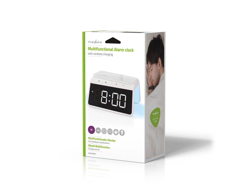 Nedis Digital alarm clock White