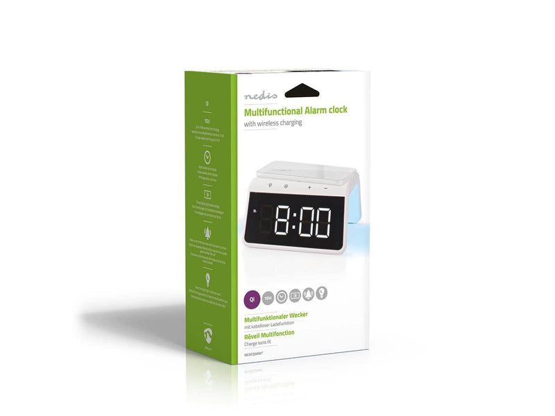 Nedis Digital alarm clock White
