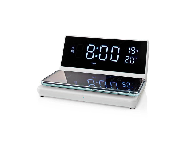 Nedis Alarm clock with wireless charging