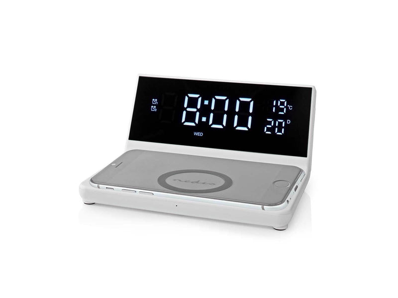 Nedis Alarm clock with wireless charging
