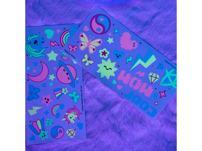 Fab Lab Glow in the dark -Glitter Tattoos