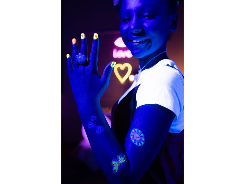 Fab Lab Glow in the dark -Glitter Tattoos