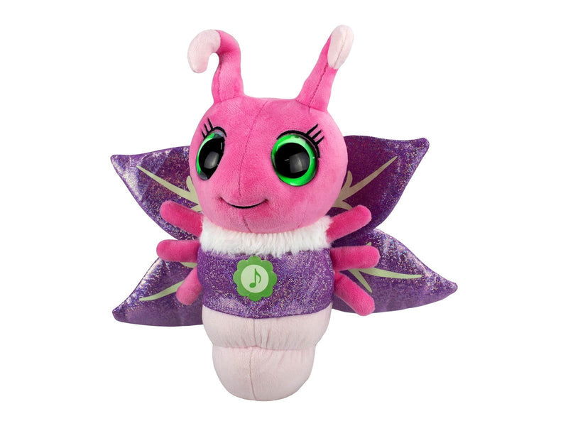 Glowies bedtime buddy with music and light Pink. 28 cm