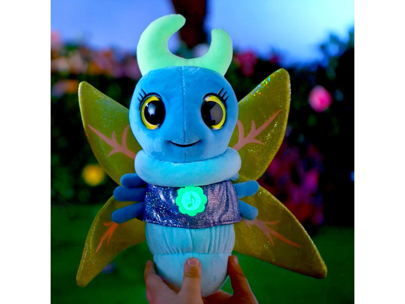 Glowies Bedtime buddy with music and light Blue. 28 cm