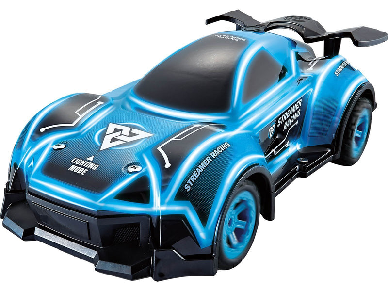 SPEED X RC Steam 2WD Car BLUE 1:16 Steaming & light