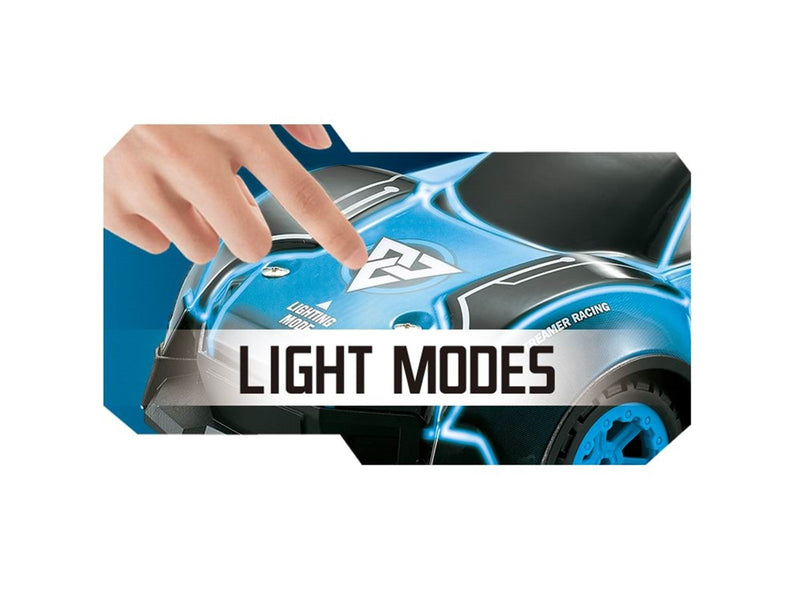 SPEED X RC Steam 2WD Car BLUE 1:16 Steaming & light
