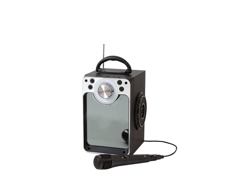 Stars Karaoke Machine with Blue Tooth Disco LED light Black