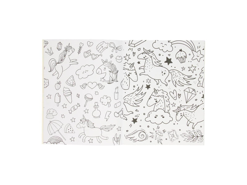 Wins Holland - Doodle Coloring Book - Unicorn
