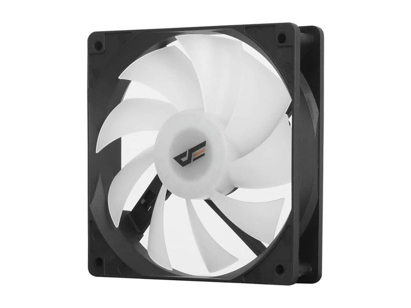 Darkflash C7 3-in-1 computer fan (black) - Gehäuselüfter - 120mm - Schwarz mit RGB LED - 23 dBA
