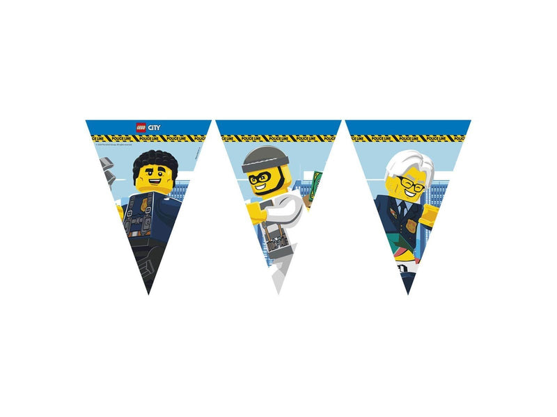 Globos - Paper Bunting FSC Lego City 3mtr.
