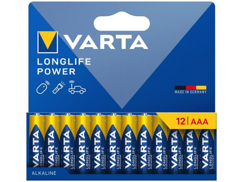 VARTA Longlife Power AAA 12 Pack