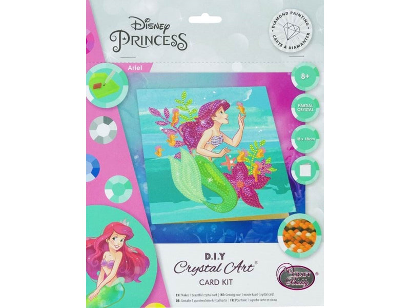 Craft Buddy Ariel, 18x18cm Crystal Art Card