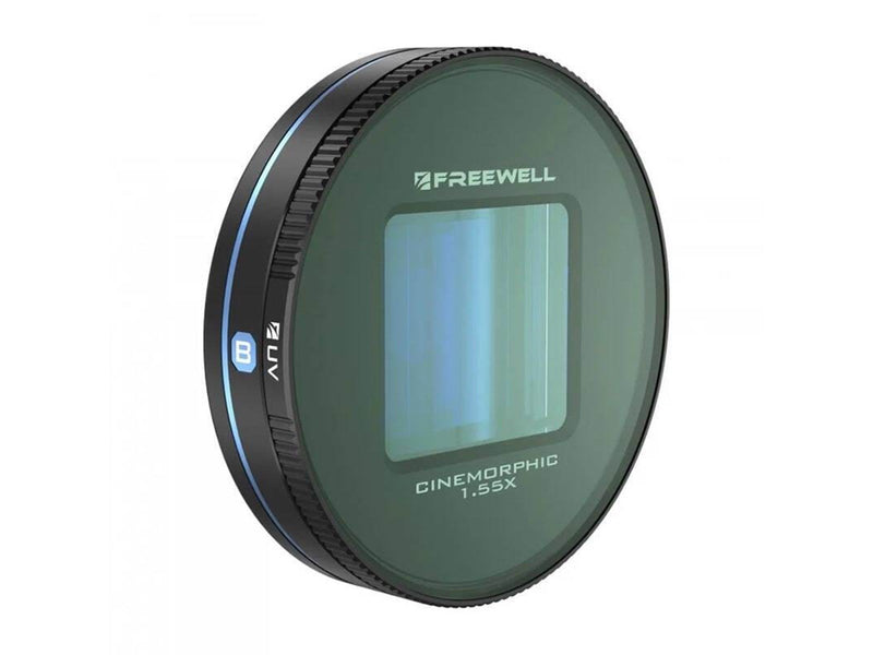 Freewell Blue Anamorphic Lens 1.55x for Galaxy and Sherp
