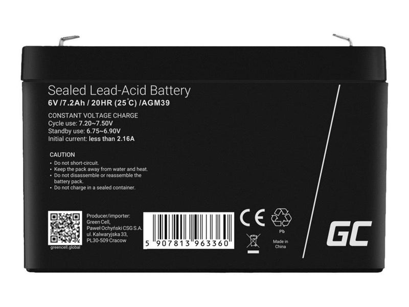 Green Cell battery - Lead Acid