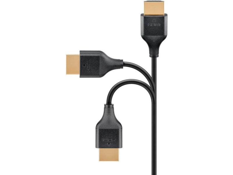 Pro HDMI 2.0 Slim - Display Kabel - 1m - Schwarz