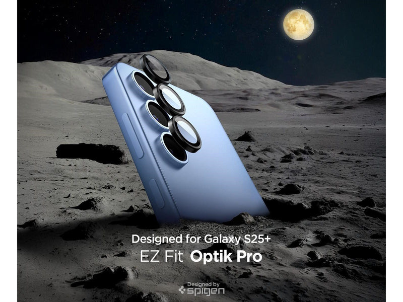 Spigen Glass tR EZ Fit Optik Pro HD 2 Pack - Black - Samsung Galaxy S25