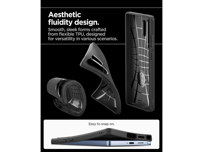Spigen Liquid Air - Matte Black - Samsung Galaxy S25 Ultra