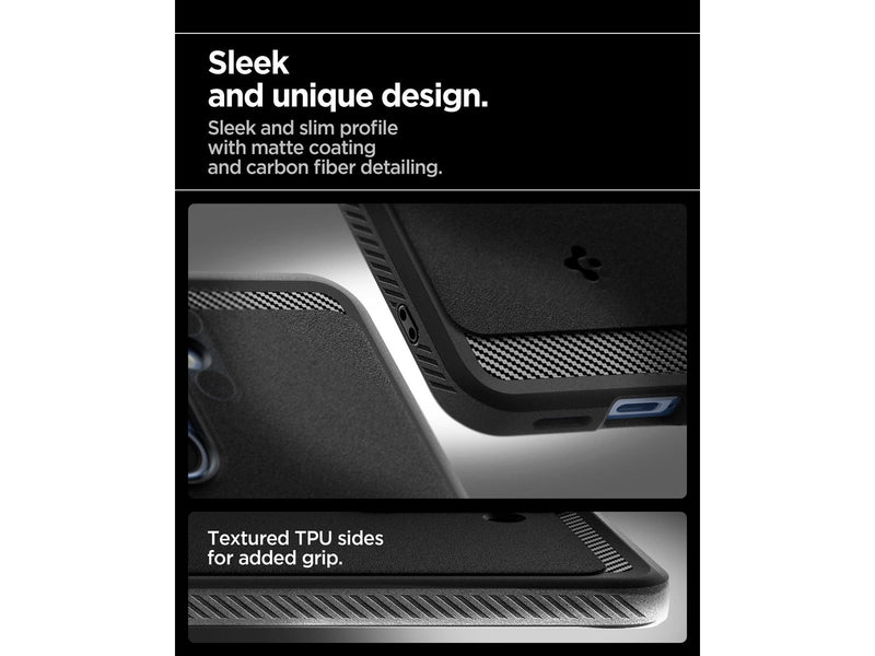 Spigen Rugged Armor MagSafe - Matte Black - Samsung Galaxy S25