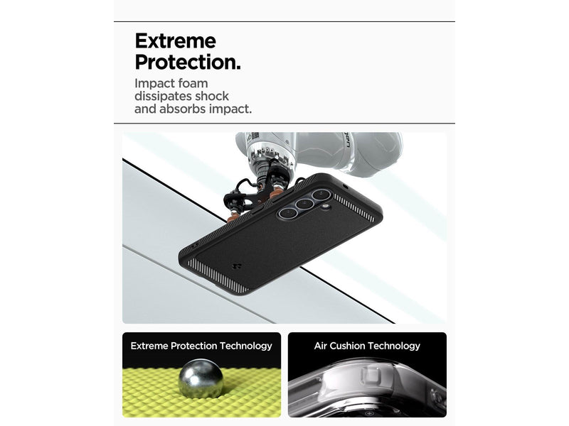 Spigen Rugged Armor MagSafe - Matte Black - Samsung Galaxy S25