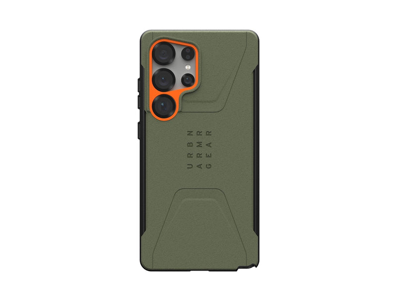 UAG Civilian Pro - Olive Drab/Orange - Samsung Galaxy S25 Ultra