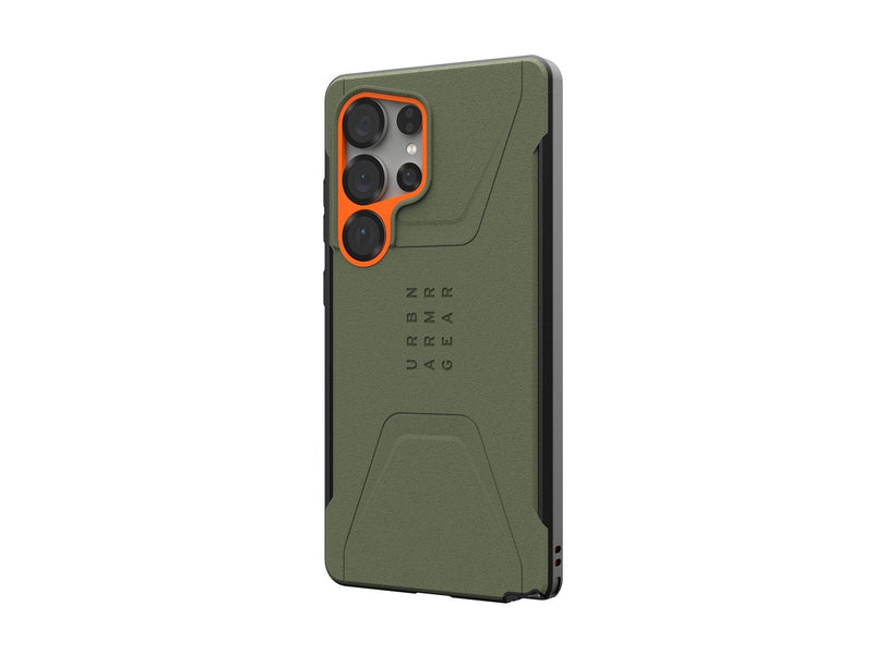 UAG Civilian Pro - Olive Drab/Orange - Samsung Galaxy S25 Ultra