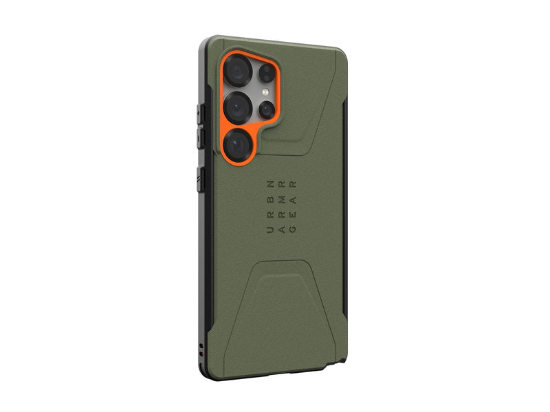 UAG Civilian Pro - Olive Drab/Orange - Samsung Galaxy S25 Ultra