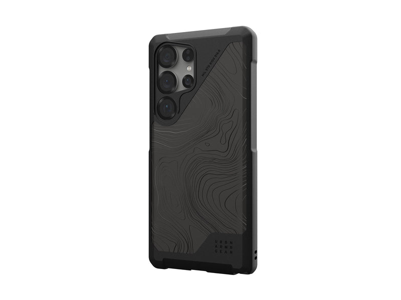 UAG Metropolis LT w/Magnet - Topography Black - Samsung Galaxy S25 Ultra