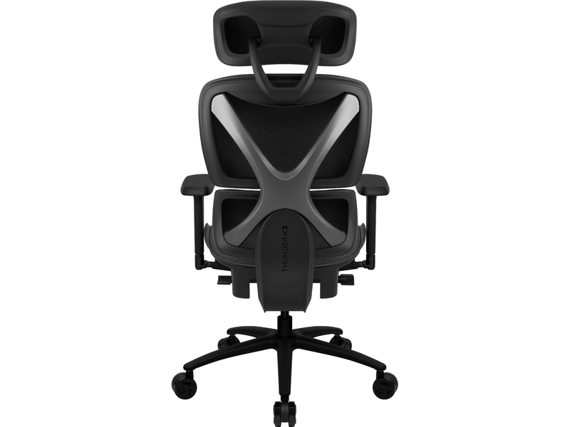 ThunderX3 XTC Mesh Loft Dark Grey Bürostuhl - Schwarz - Mesh fabric - Bis zu 120 kg