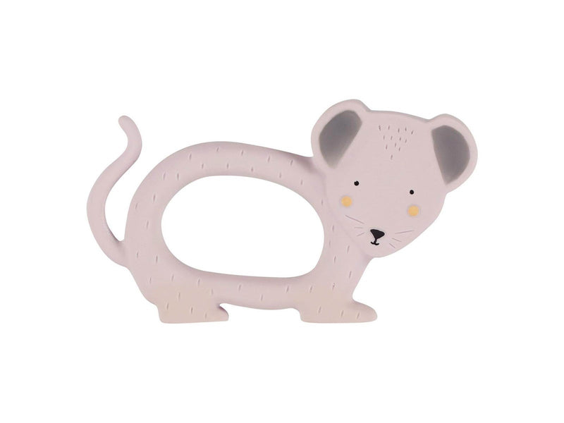 Trixie Baby Natural Rubber Grabbing Toy - Mrs. Mouse