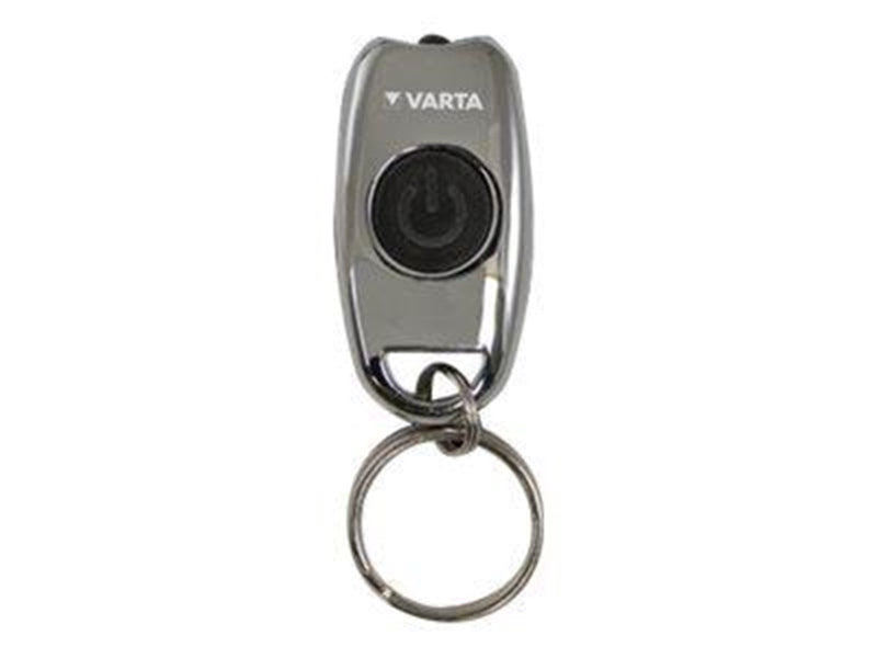 VARTA Easy Line - keychain flashlight - LED - white light - chrome plated