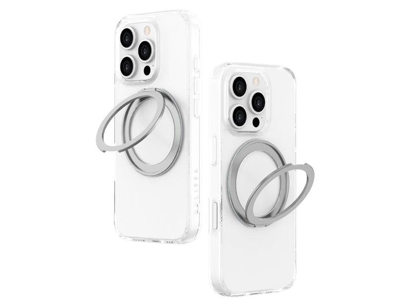 Lippa MagSafe 360° roterende iPhone 16 Pro Cover Clear