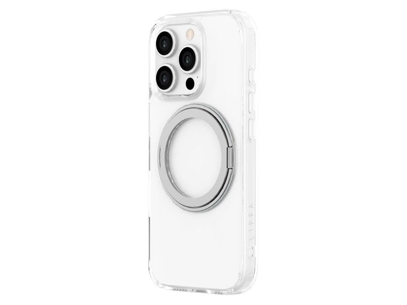 Lippa MagSafe 360° roterende iPhone 16 Pro Cover Clear