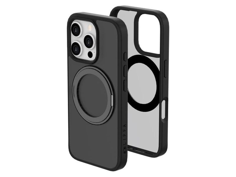 Lippa MagSafe 360 rotating iPhone 16 Pro Cover Black