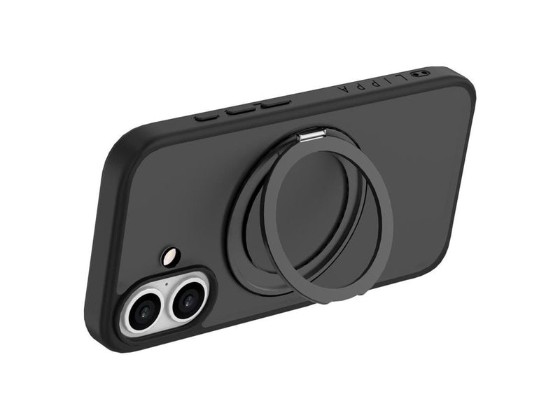 Lippa MagSafe 360 rotating iPhone 16 Cover Black