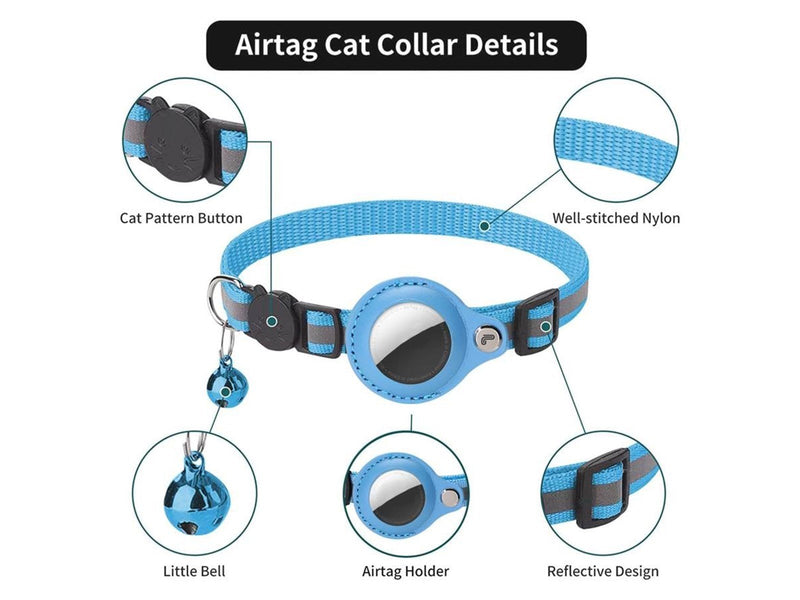 Lippa Collar for Cats and Dogs – For AirTag and Smart Finder - 22-32 cm