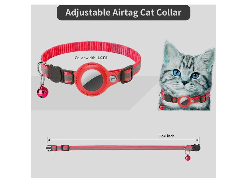Lippa Collar for Cats and Dogs – For AirTag and Smart Finder - 22-32 cm
