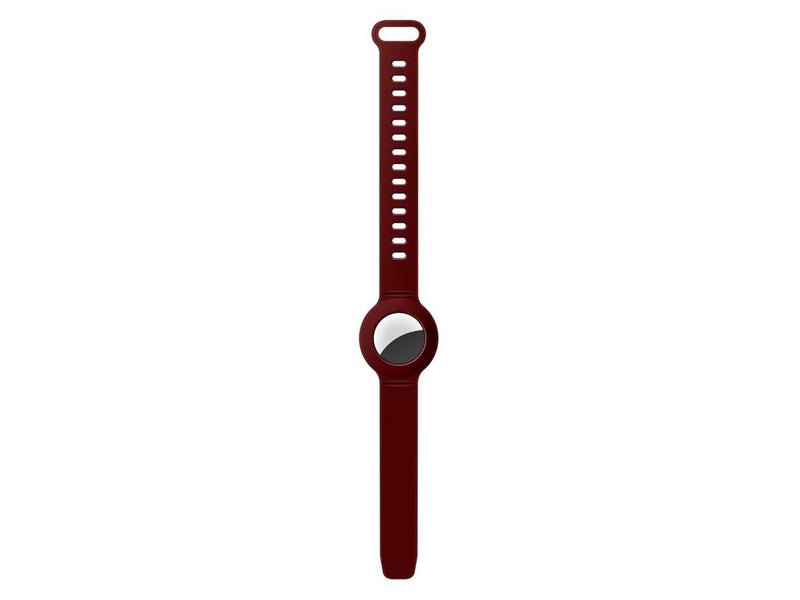 Lippa Silicone Wristband for AirTag and Smart Finder – Red