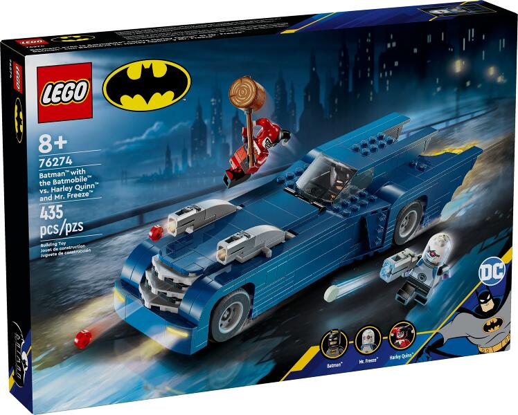 LEGO® DC Super Heroes Batman im Batmobil vs. Harley Quinn und Mr. Freeze