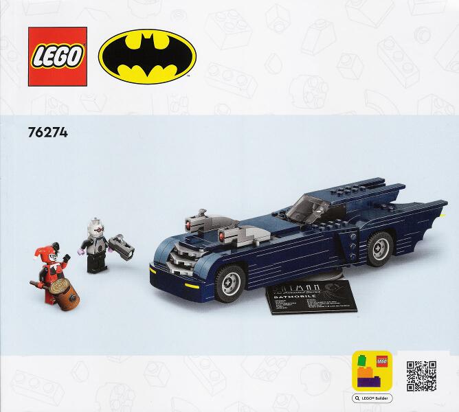 LEGO® DC Super Heroes Batman im Batmobil vs. Harley Quinn und Mr. Freeze