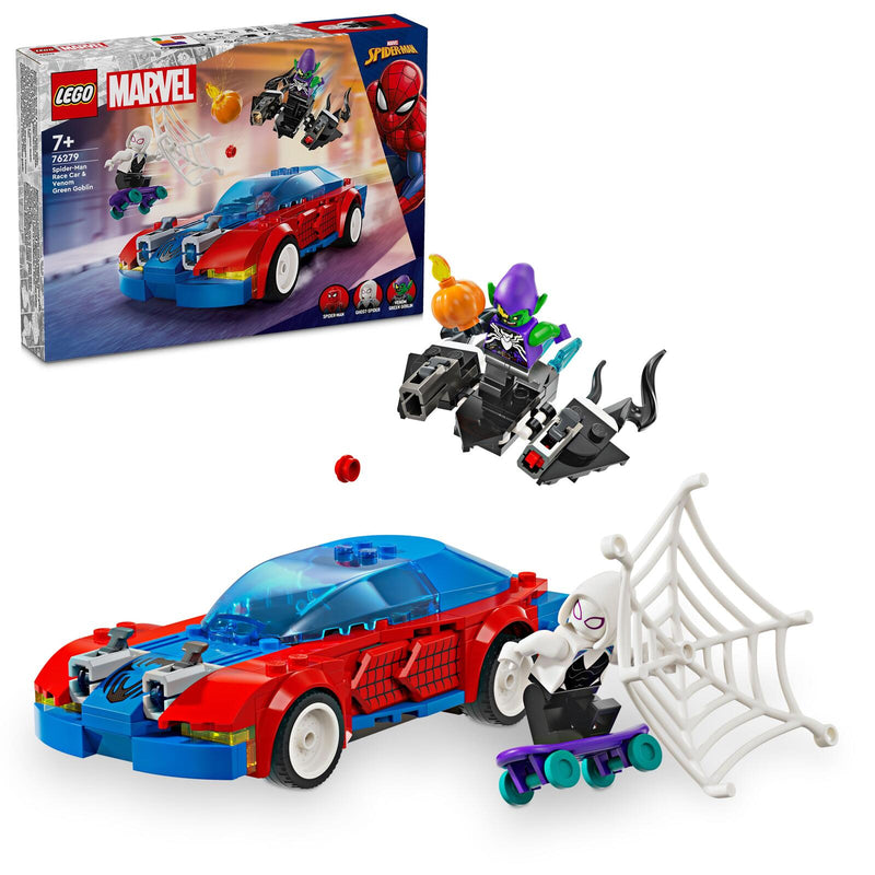 LEGO® Marvel Super Heroes™ 76279 Spider-Mans Rennauto & Venom Green Goblin