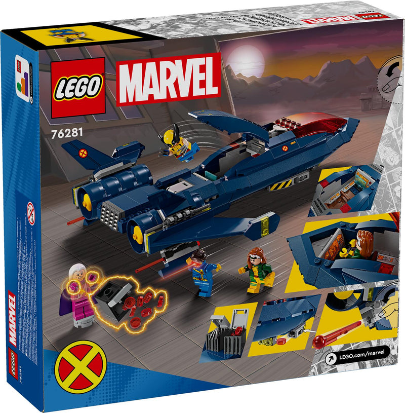 LEGO® Marvel Super Heroes™ 76281 X-Jet der X-Men