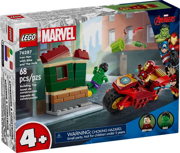 LEGO® Marvel Super Heroes Iron Man mit Bike und der Hulk