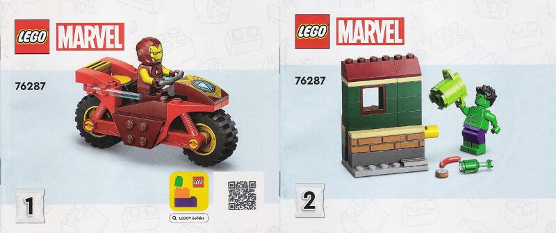 LEGO® Marvel Super Heroes Iron Man mit Bike und der Hulk